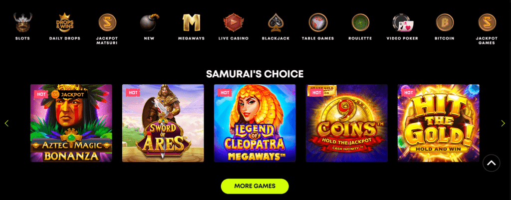 spin samurai casino review	