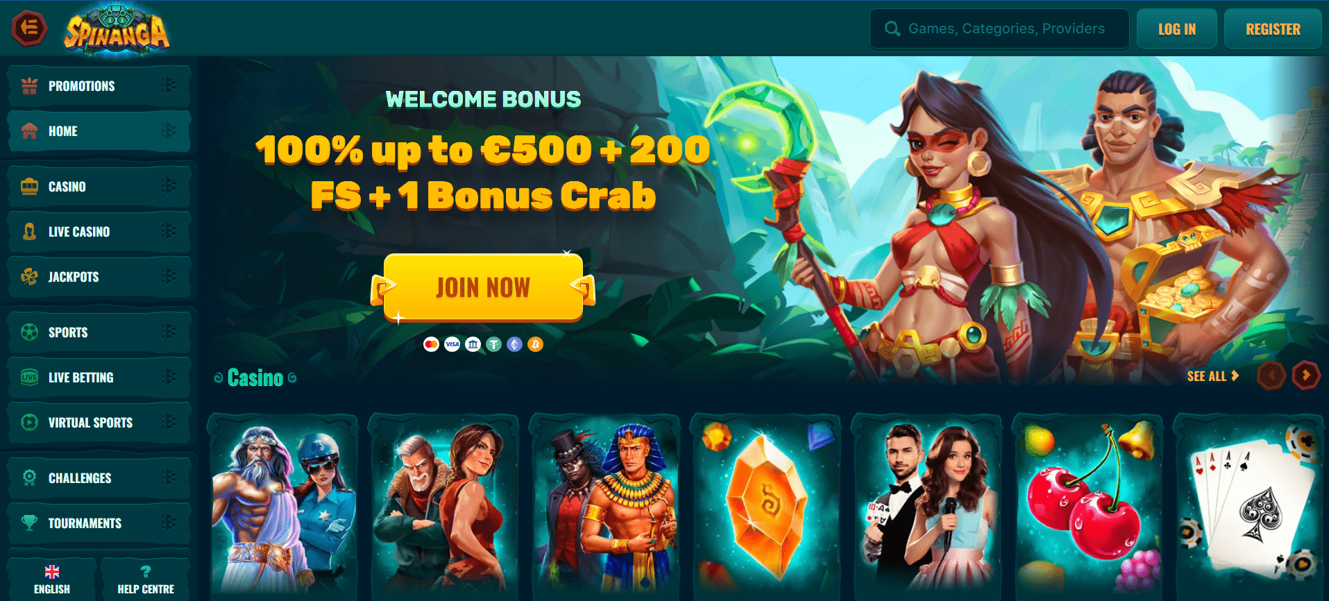 Spinanga Casino Review
