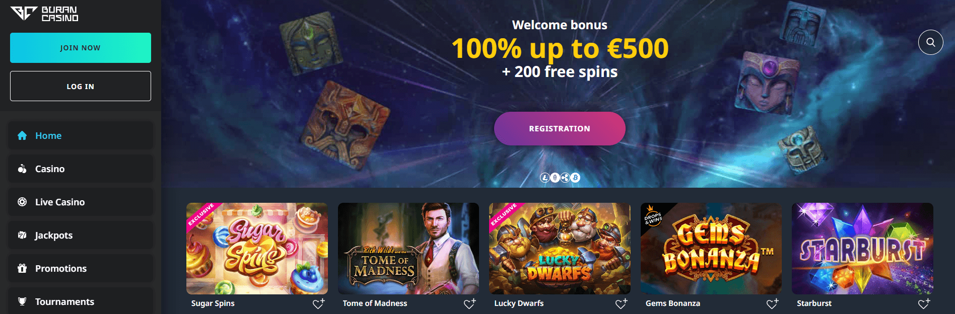 Buran Casino Review