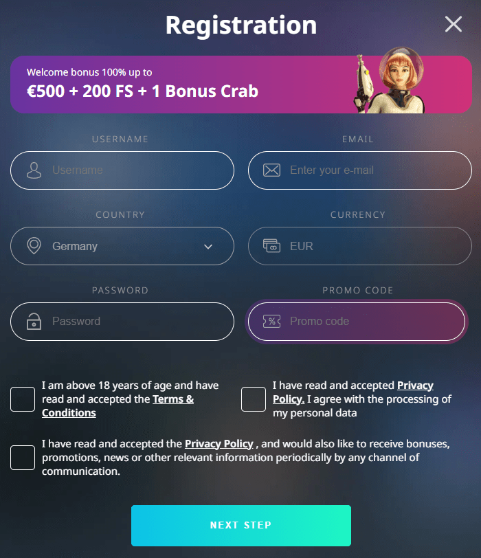 Buran Casino Register Review