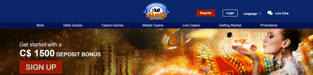 allslots casino login