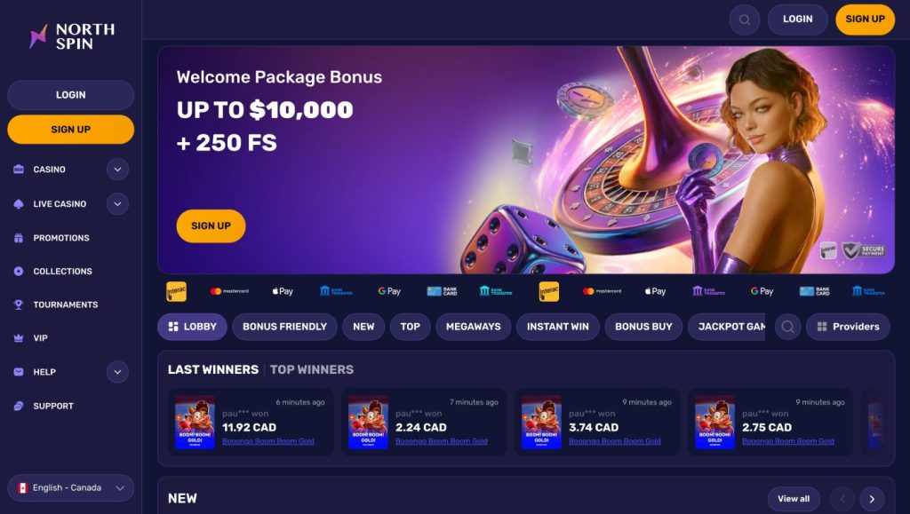northspin-homepage