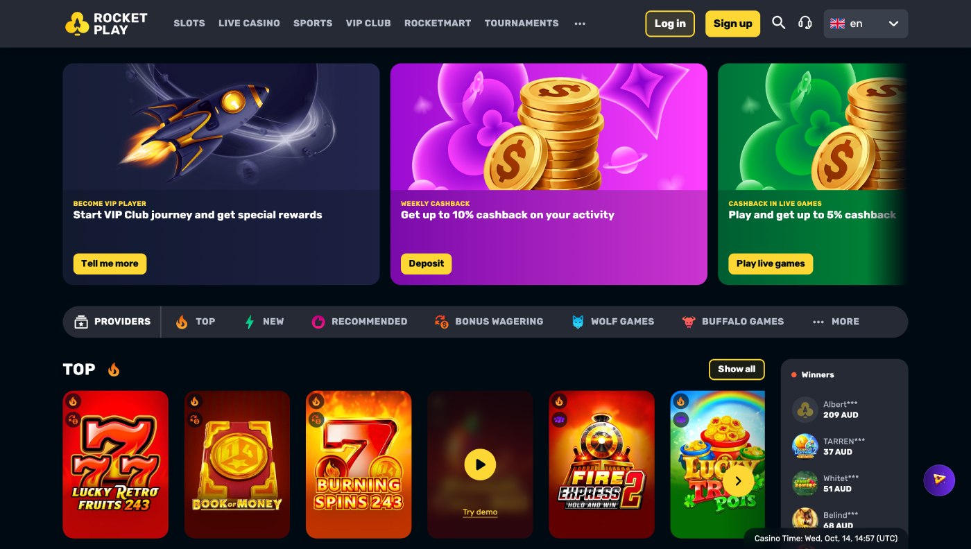 Rocketplay rocketplay-homepage