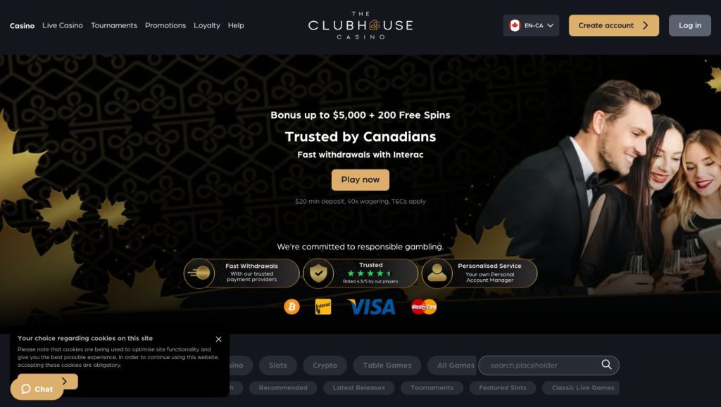 theclubhousecasino-homepage