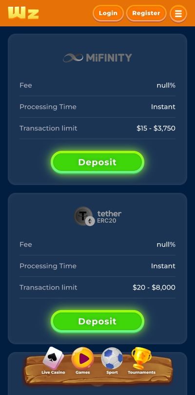 wazamba-casino-mifinity-deposit